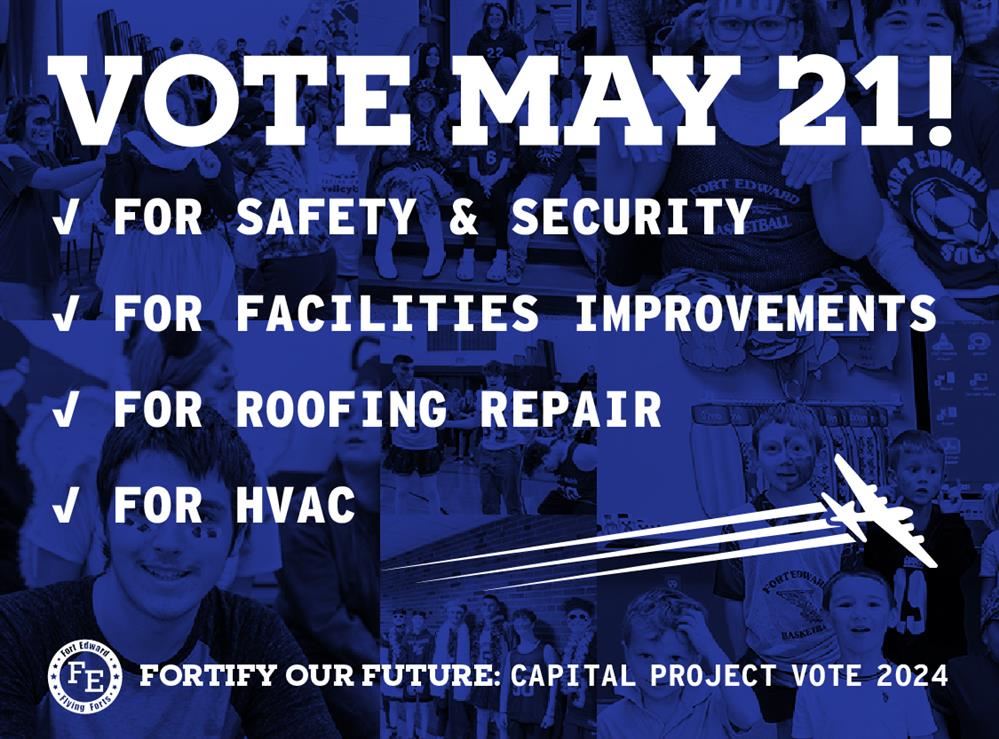  FORTIFY THE FORT - PLEASE VOTE on MAY 21st!